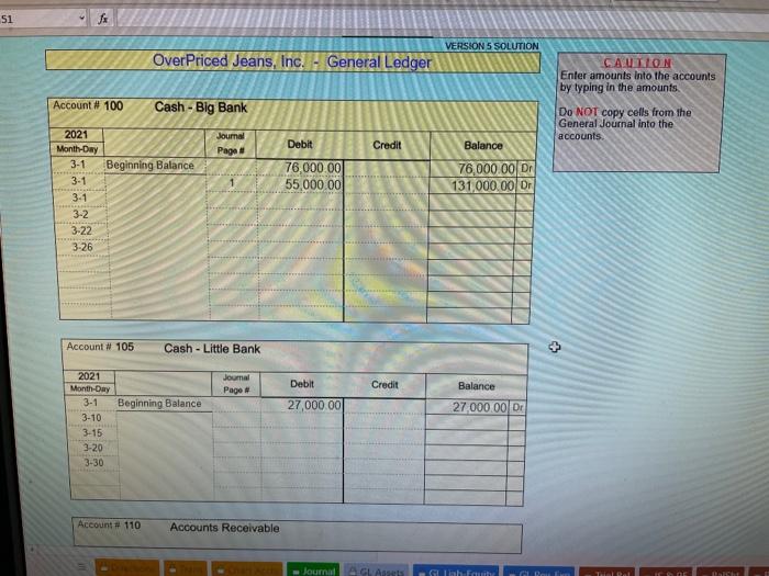 business. The cash put into Big Bank (As an example of how