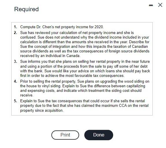 eyesight, Sue was required to retire from her occupation at a younger