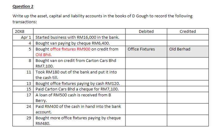Answer the Question 2 step by step based on the picture given.