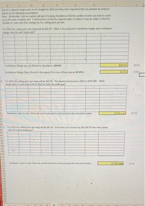Cash Accounts Receivable Inventory Raw Material Lamp Kits Work in Process Finished