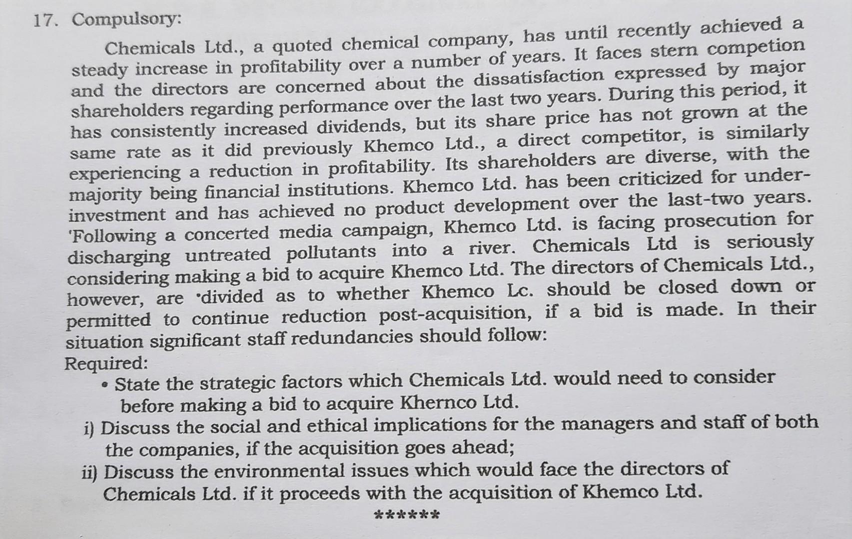 [15 MARK QUESTION , Answer appropriately ] ( This Question is exactly