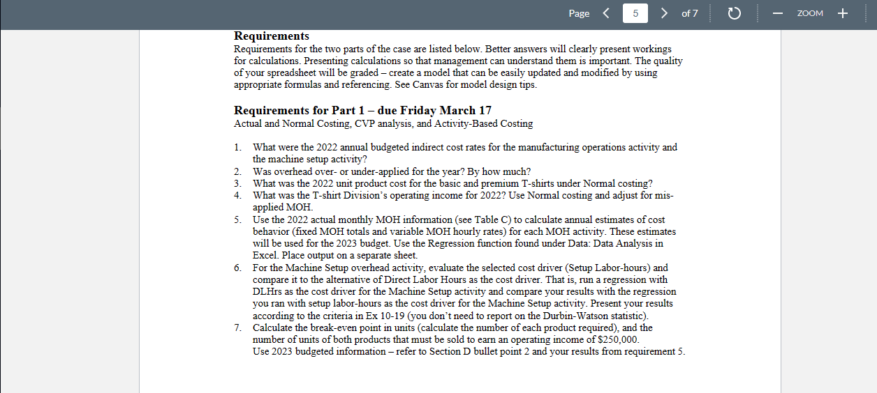 } & AlternativeCostDriver \\ \hline Month & Machine-Hours & Cost & Setup-Hours