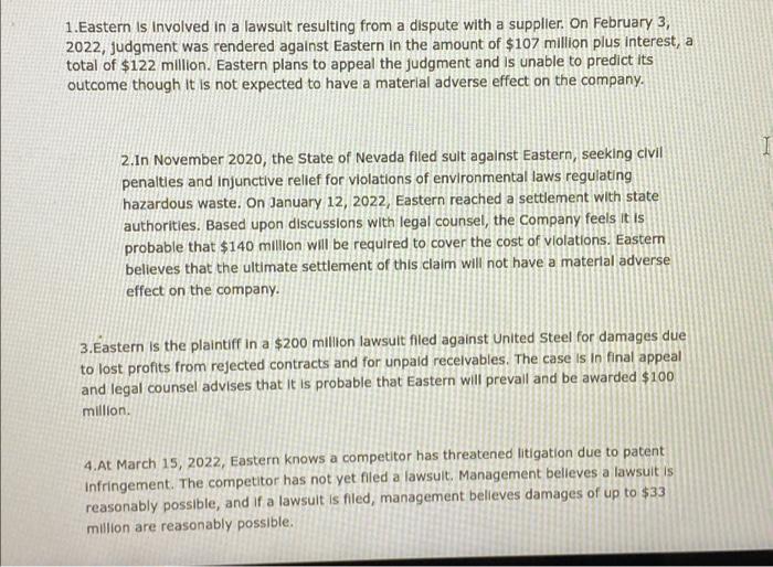 December 31, and the 2021 financial statements are issued on March 15,