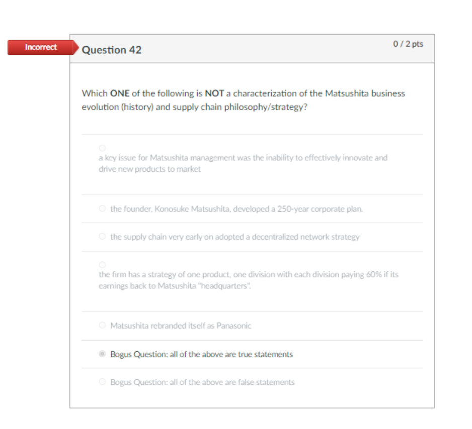 been regraded. Your company has an exclusive purchasing arrangement with your only