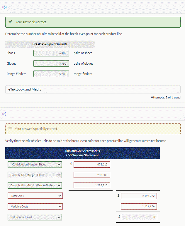 advance, My answer was as follows, but (c) is wrong): (a1) Calculate