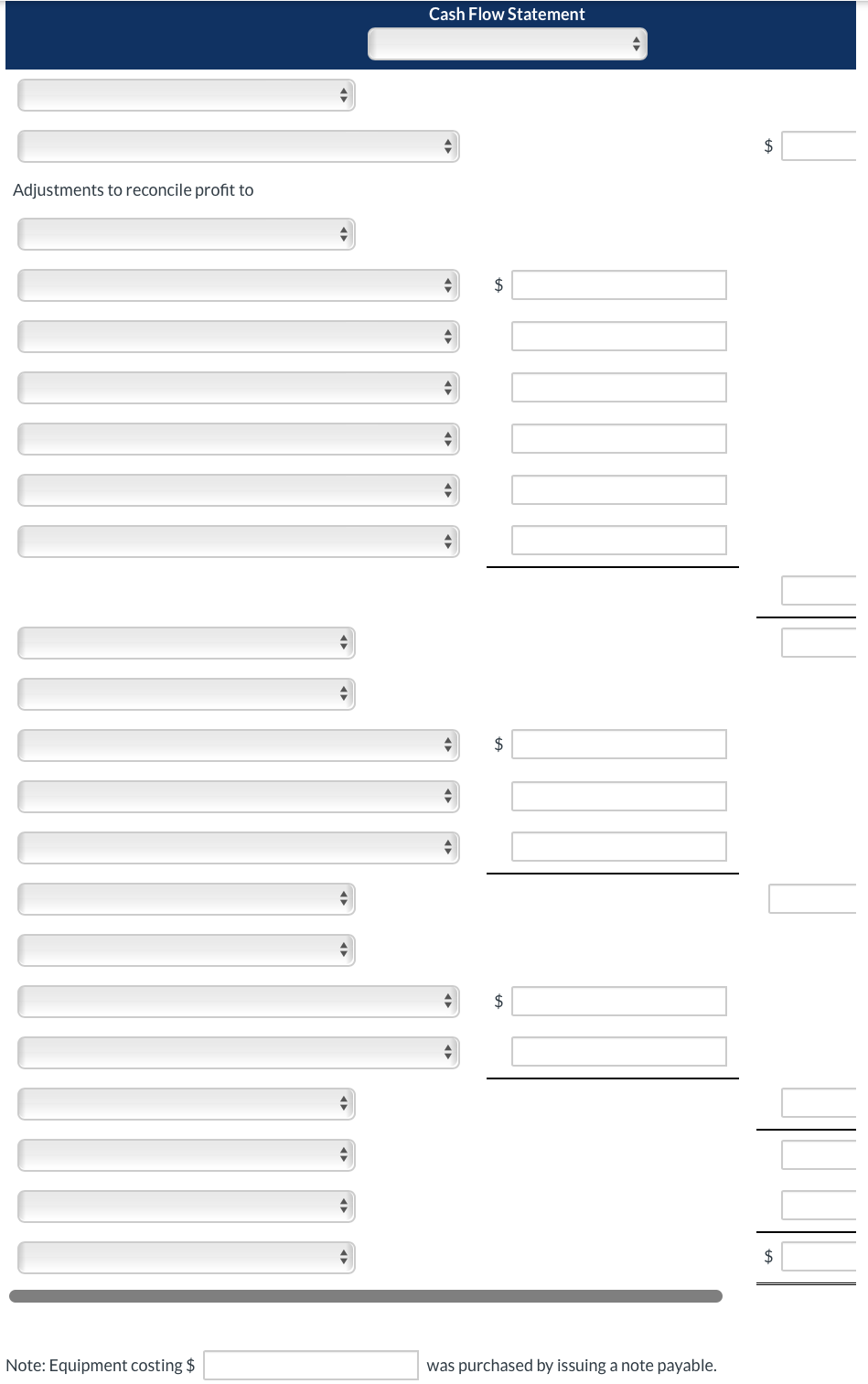 Ltd., a private company reporting under ASPE, follow: 1. Short-term notes receivable