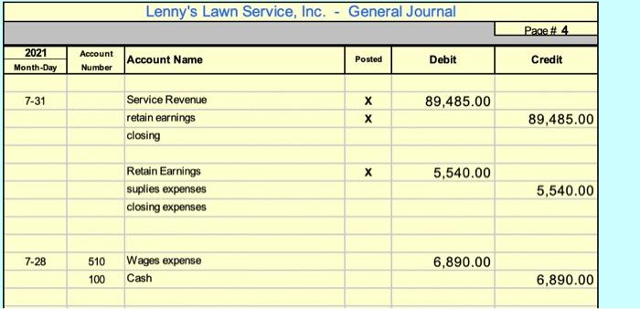 be preparing a Pre-Closing Trial Balance, Income Statement, Statement of Stockholders' Equity,