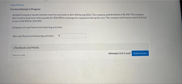 noncash investing and financing activity 1 2 3 4 5. 6. 7