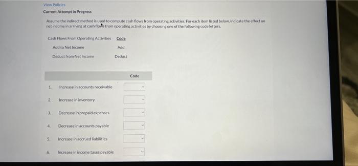8 9 10. Collected accounts receivable. Declared and paid dividends on common