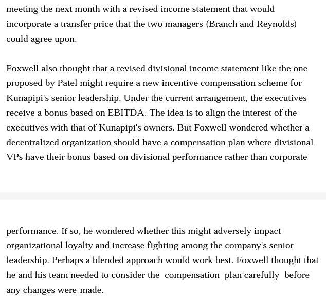 of a decade ago. As Foxwell and Patel looked over the reports