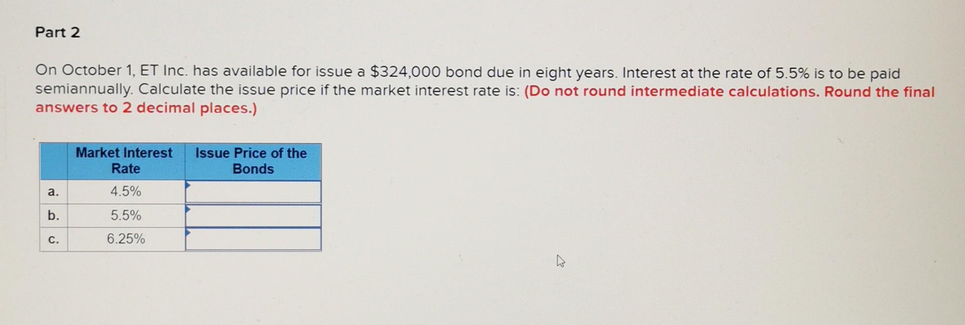 function LO4 Part 1 On April 1, 2020, ET Inc. has available