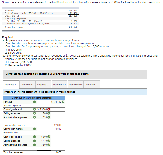 i need help with C and D Shown here is an