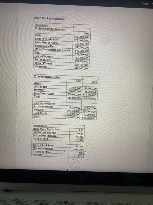 could you do that on an excel sheet please this is all