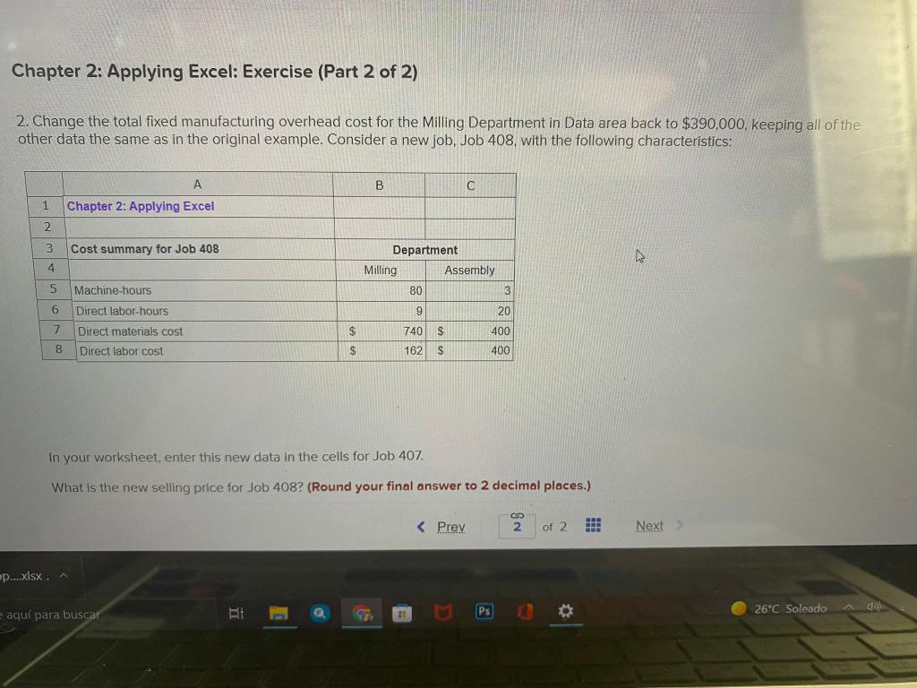 In your worksheet, enter this new data in the cells for