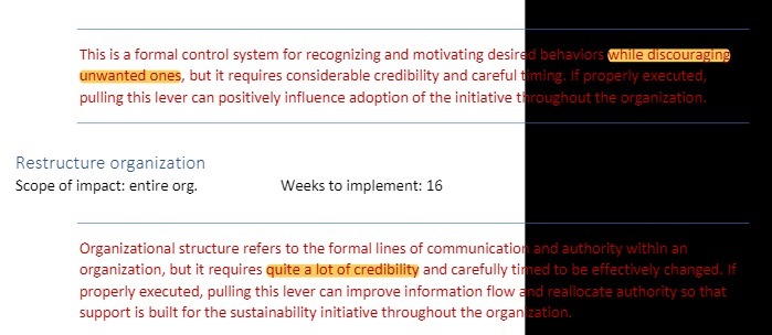 This is a formal control system for recognizing and motivating desired