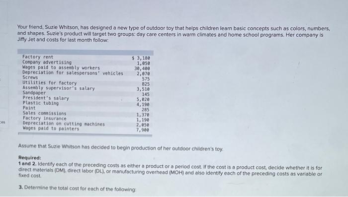 Hey guys! How do I figure the total variable cost and total