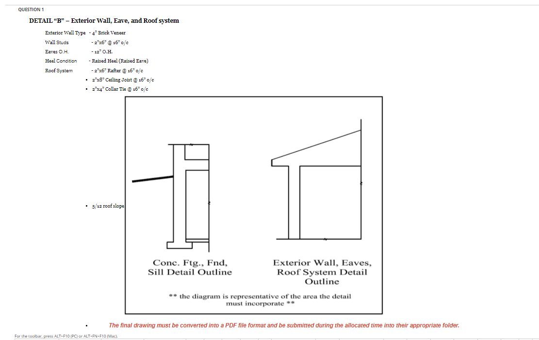 Sketch Format on graph paper; scale: 1 = 1-0 The student is