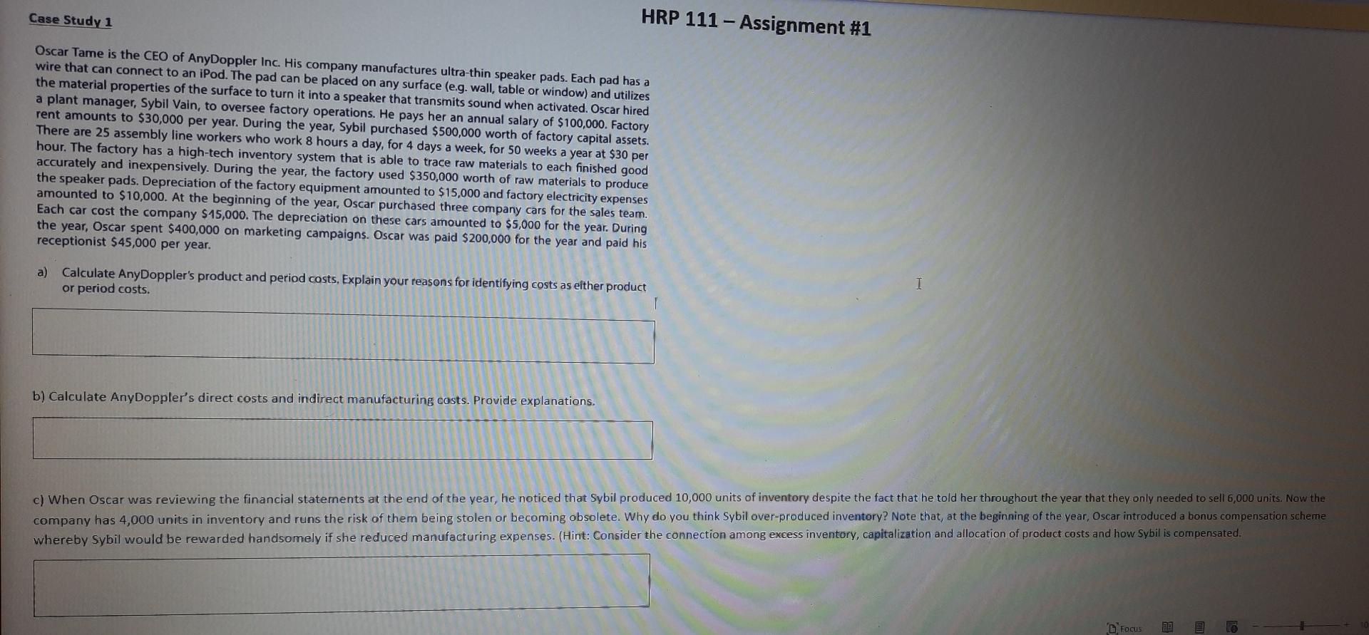  please answer 3rd question only Question-when oscar was reviewing the financial