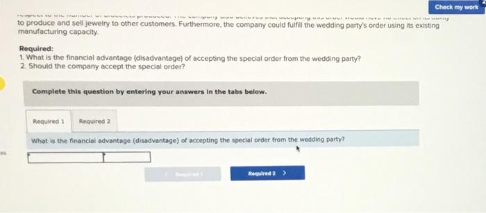 Exit Submit Check my work 80 38 Imperial Jewelers manufactures and sells