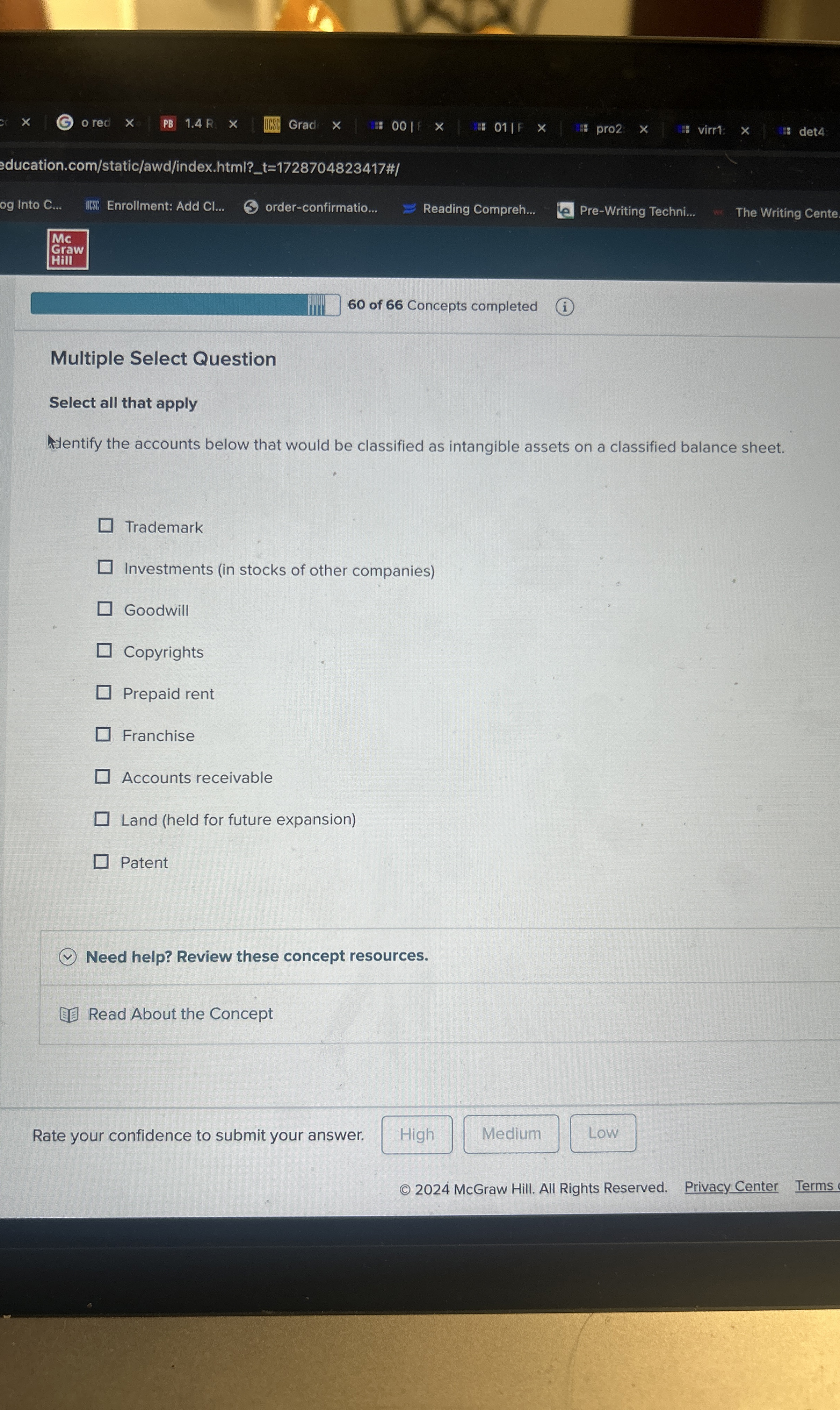  Multiple Select Question Select all that apply A.yentify the accounts below