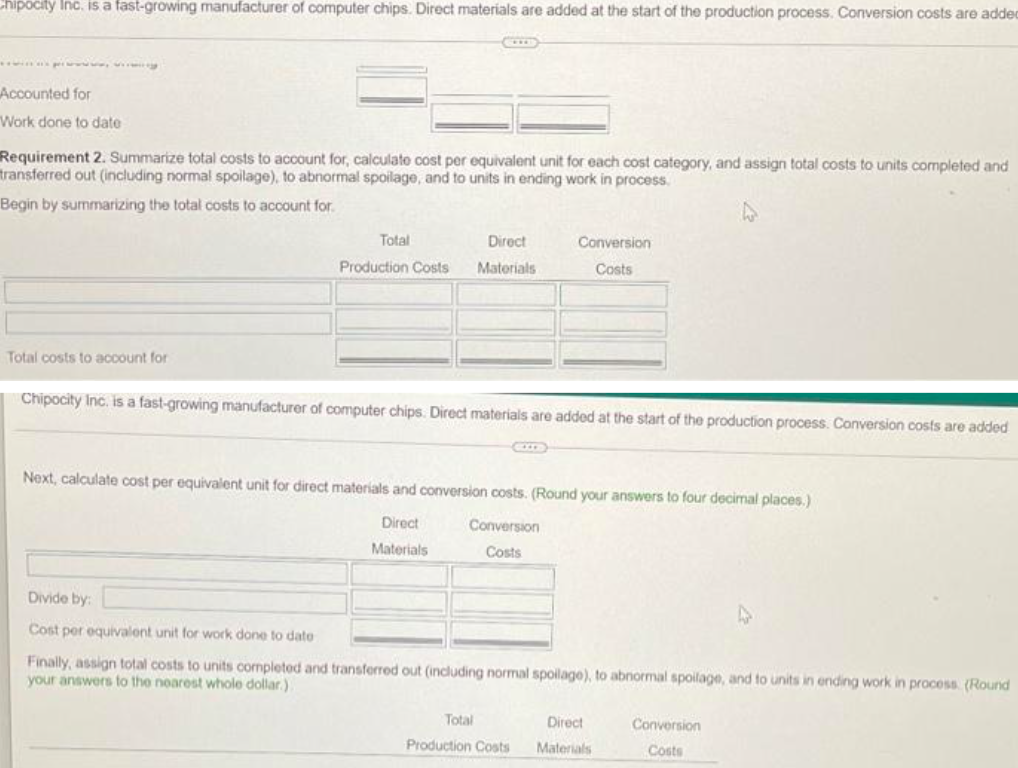 September are: (Click the icon to view the data.) Required 1. For