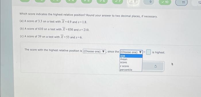 the first drop down box says a b or c.please tell me