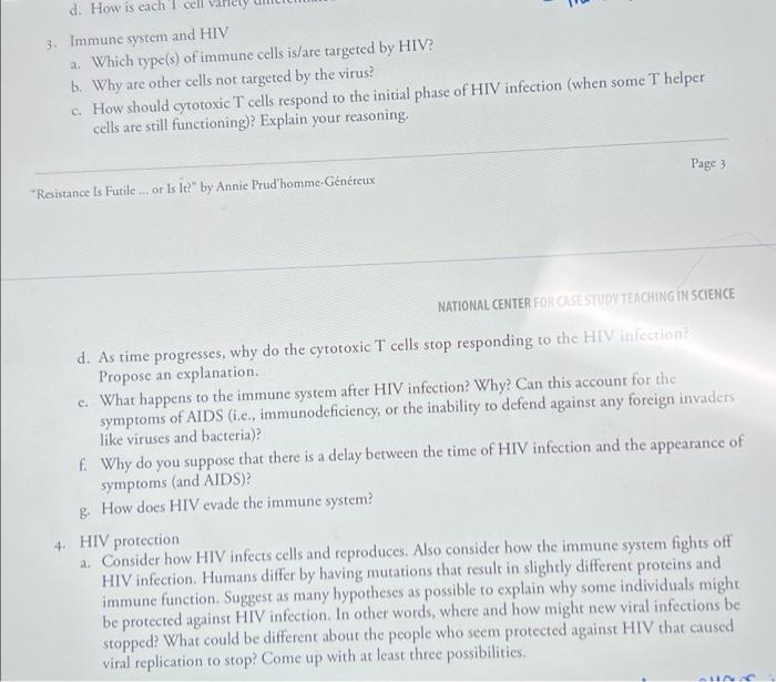  Case study, please answer all questions d. How is cach cell
