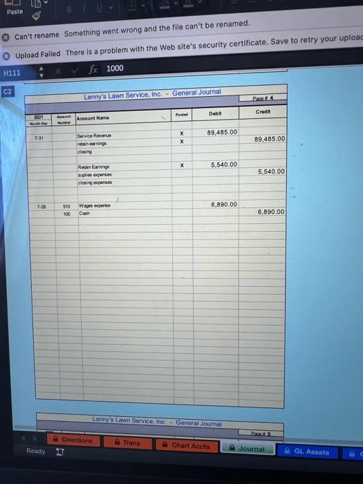 Sequity is next, balshit and lastly post close TB Solid footing accounting