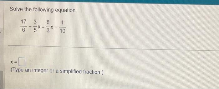 following equation 4+3x3=9x911x x= (Round to six decimal places as needed.) Solve