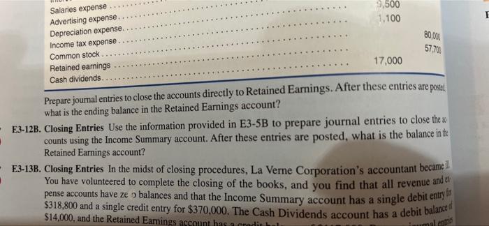 to close the accounts using the income summary account.After these. entries are