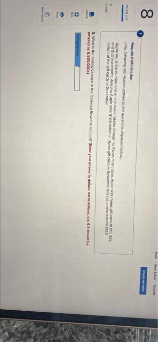 following information applies to the questions displayed below Apple Inc is the