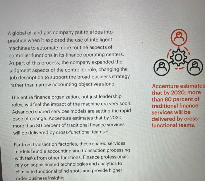 how they might allow the accountants to analyze the business opportunities and
