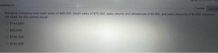 first month the accumulated receipts represent 500 for delivery expenses, $200 for