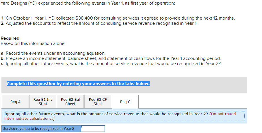 consulting services it agreed to provide during the next 12 months. 2.