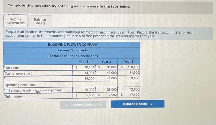 4-24A (Static) Basic transactions for three accounting cycles: Perpetual system LO 4-1,