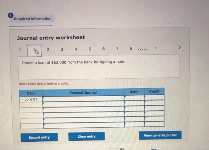 you 3 Required information The following information applies to the questions displayed