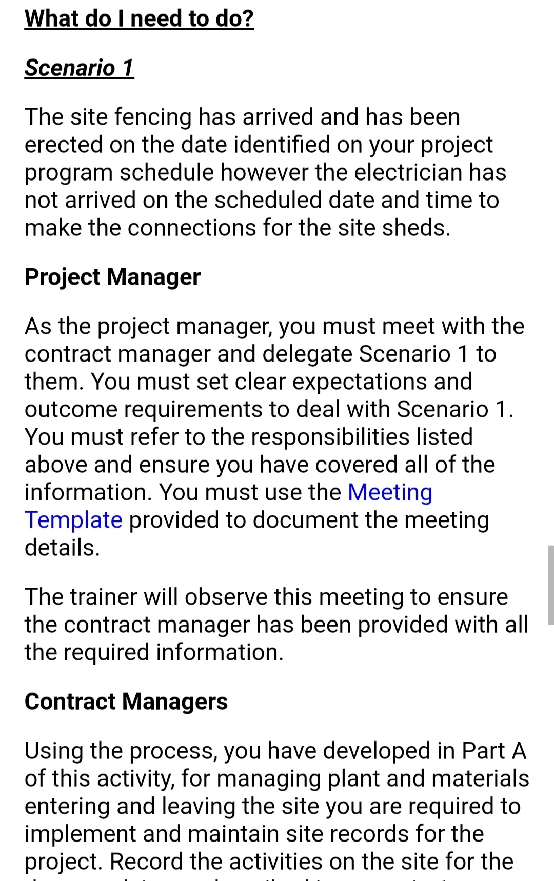 management . How will you remove hazardous materials from the site .