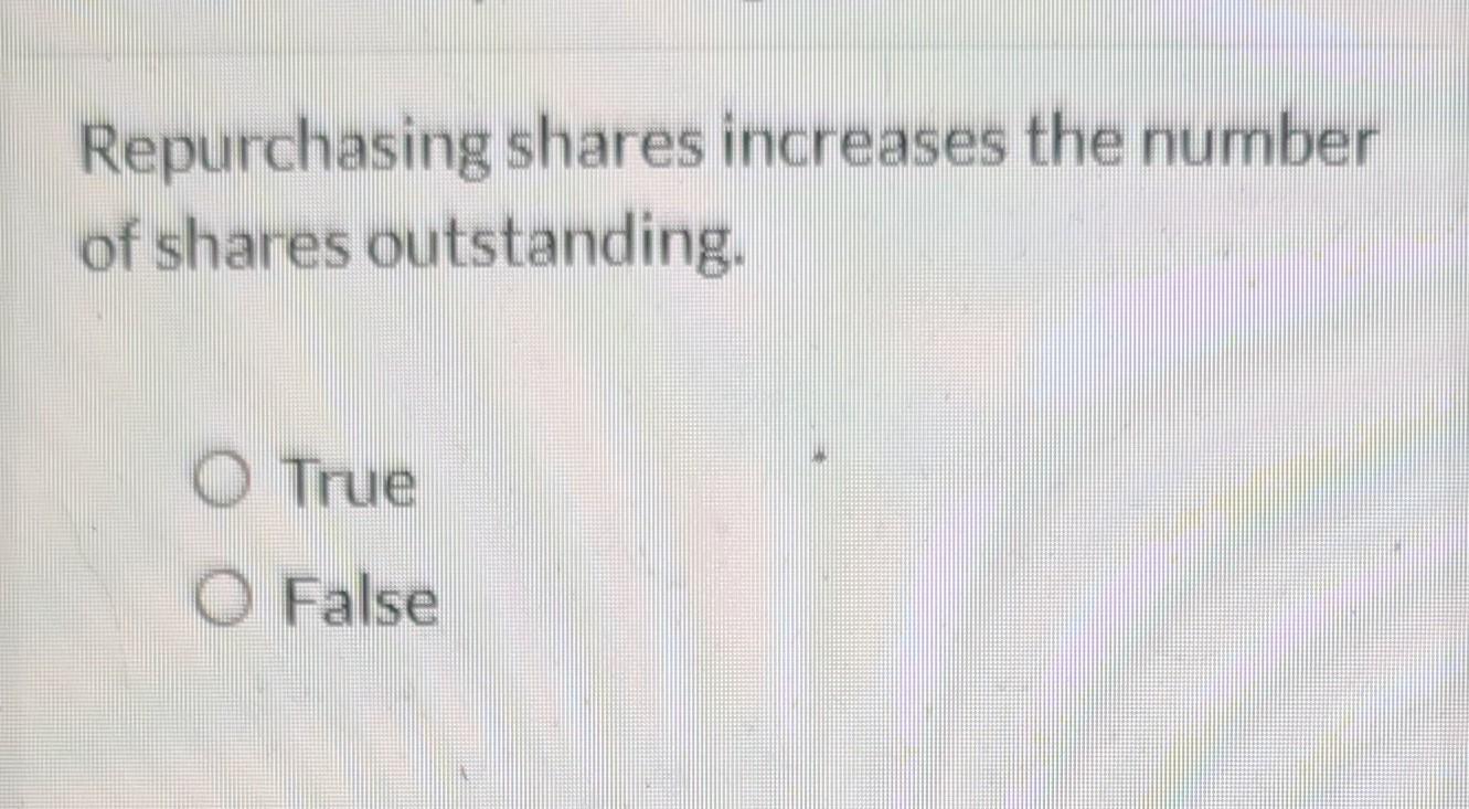 returns for creditors. O True O False Return on equity is a