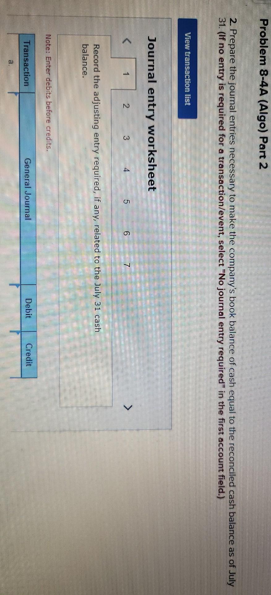 bank reconciliation and recording entries LO P3 [The following information applies to