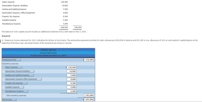 ledger of Camilla Ramirez and Ping Xue, attorneys-at-law, contains the following accounts