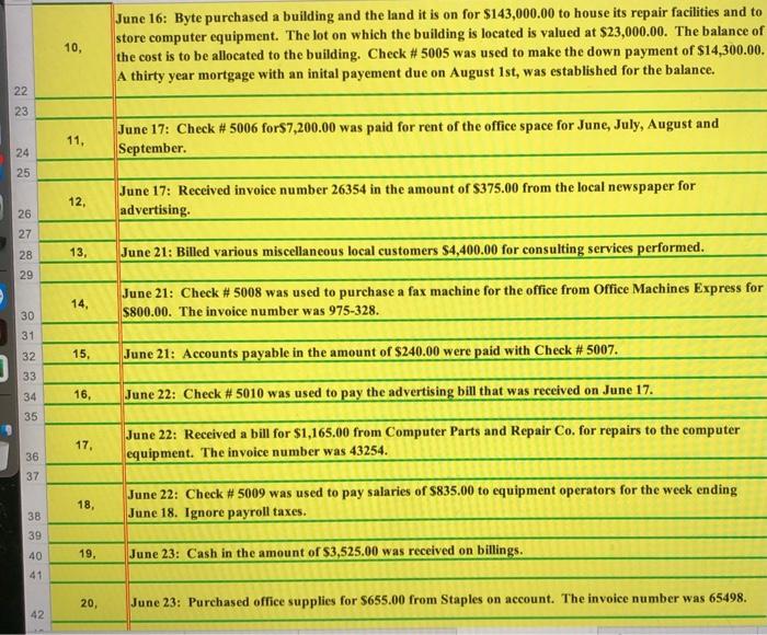 (general journal (data only in yellow filled cells) and worksheet ) Thank