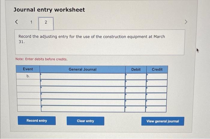 the year ended March 31 of the current year. In developing information