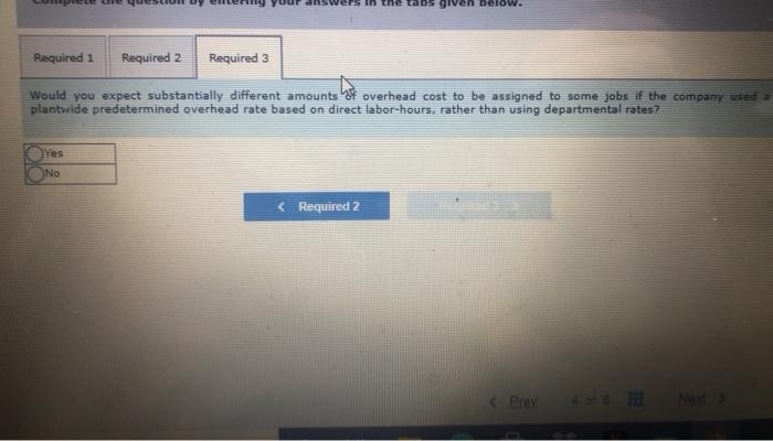 Department bases its rate on direct labor-hours. At the beginning of the