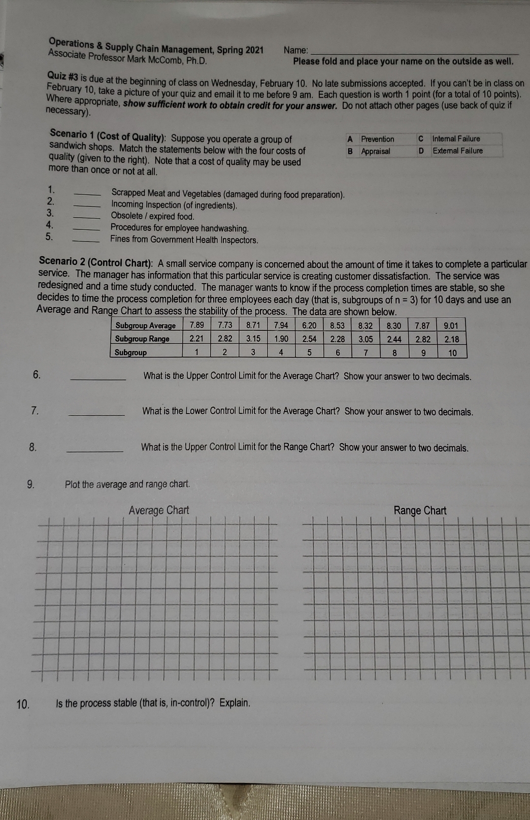 I need to how to solve each question and be explain why