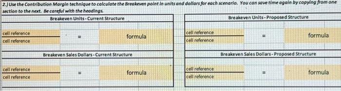 the current structure as well as the proposed change. Current Structure Proposed
