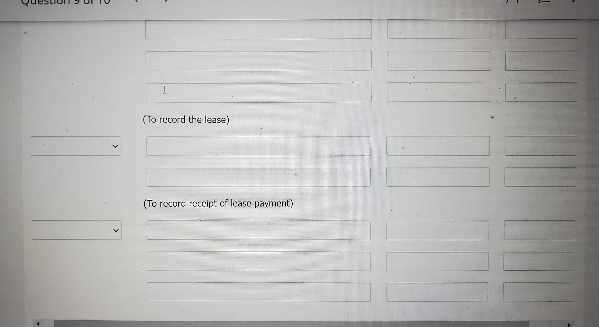 enters into a 5-year lease of equipment on December 31, 2019, which