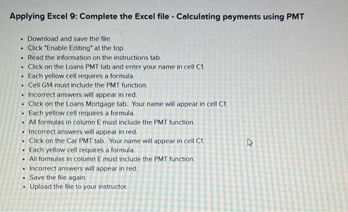 cell addresses. 4 Each correct formula will begin with =, +, or