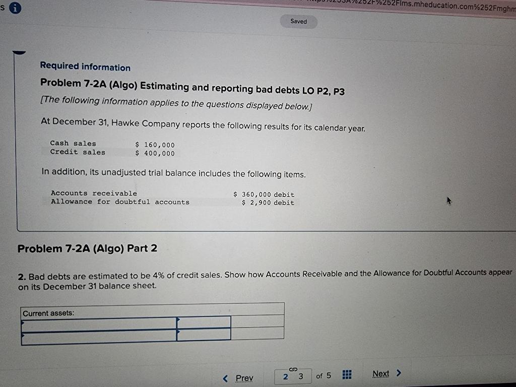 results for its calendar year. Cash sales Credit sales In addition, its