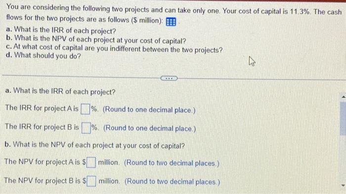 Please show the answer clearly! (part a and b) You are considering