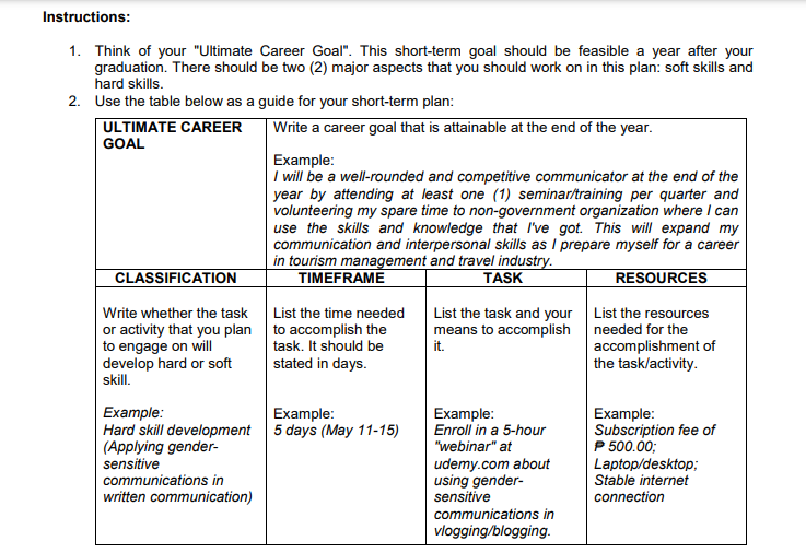  please answer like this and 3 hard skill and 3 soft